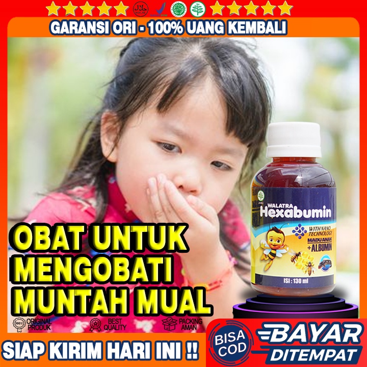 Obat Muntah Mual Mual Pada Anak - Walatra Hexabumin 100% Asli Terbukti Original