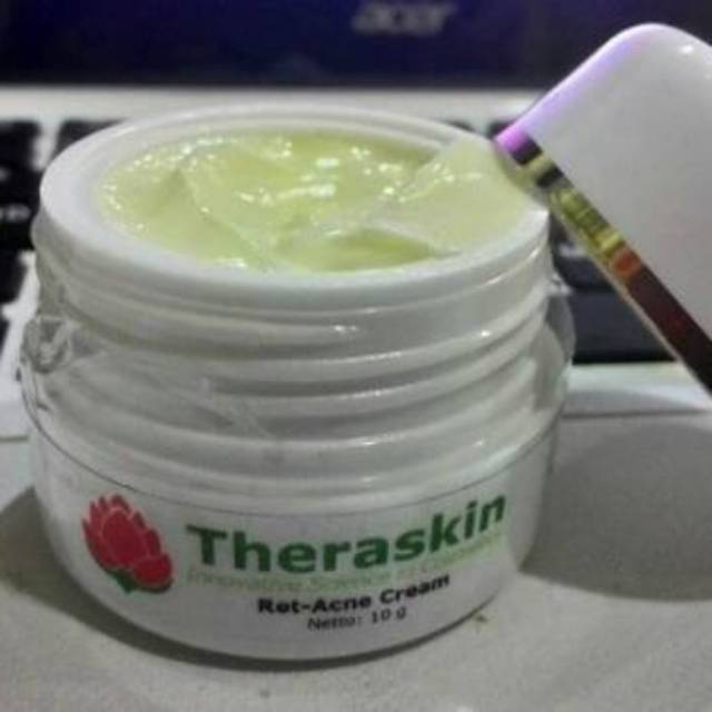 Theraskin Ret Acne Cream Pemutih Acne White Bpom Whitening Krim Malam Jerawat Glowing Shopee Indonesia