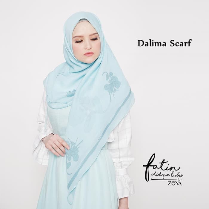 Zoya Hijab Kerudung Segi Empat Dalima Scarf - Fatin For Zoya