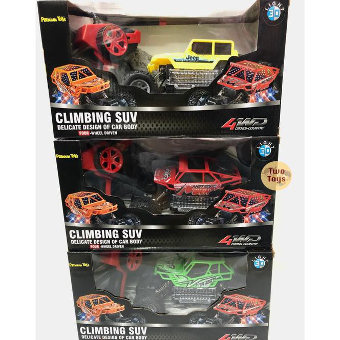 New Mainan Remote Control Mobil Climbing Suv