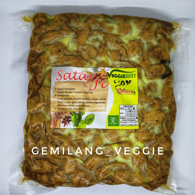 

Sate ayam vegetarian 1000gr