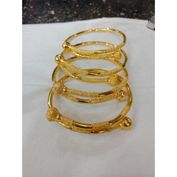 gelang boba lapis emas khas aceh