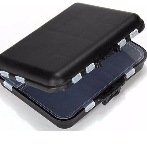 ☎ Kotak tempat box kail umpan mancing Perkakas Kail Pancing Waterproof multi sekat ♘