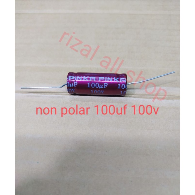 kapasitor non polar 100uf 100v tweeter capasitor