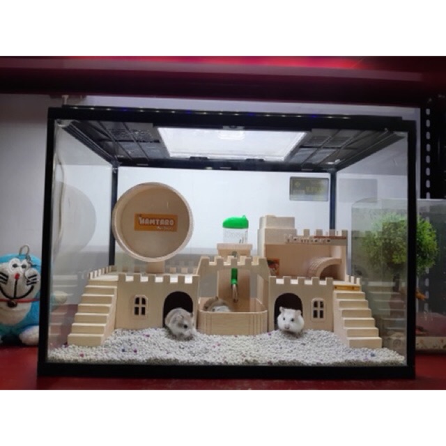 Jual Terarium kandang hamster mewah , Kandang Hamster Aquarium Mainan