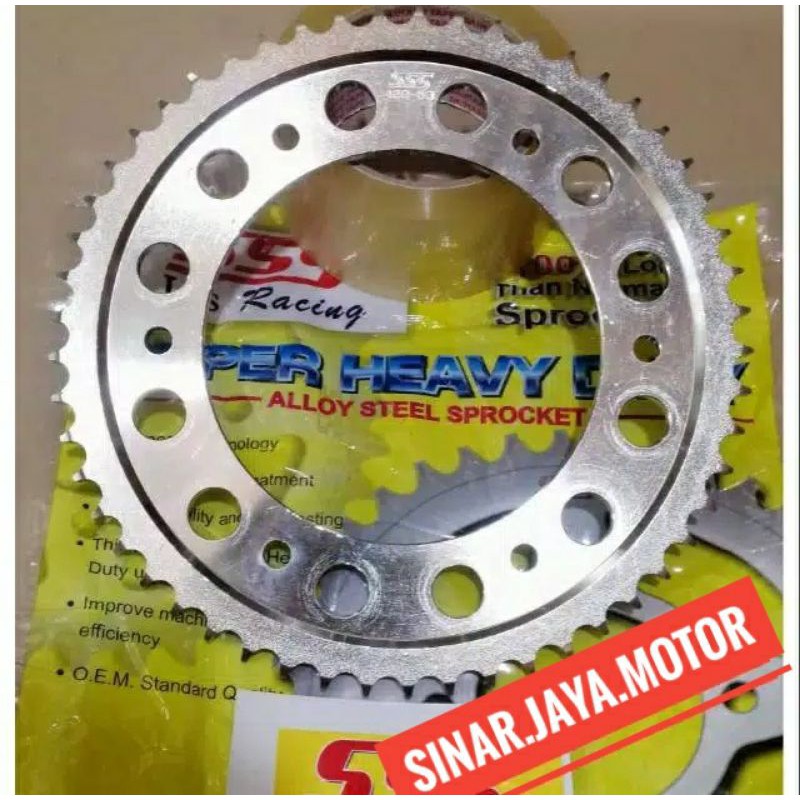 gear gir sss belakang honda crf 150 ukuran 50. 51. 52, 53, 54, 55