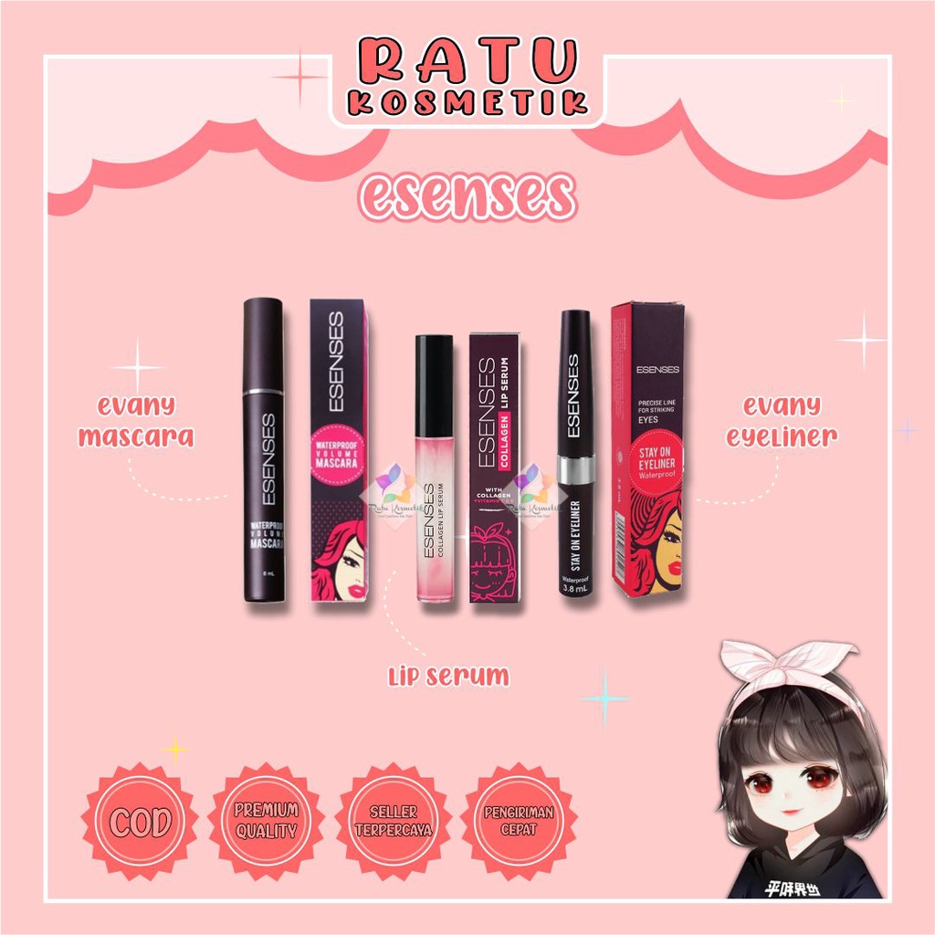 ❤ RATU ❤ Evany Esenses Mascara | Eyeliner | Lip Serum | Evany Esense