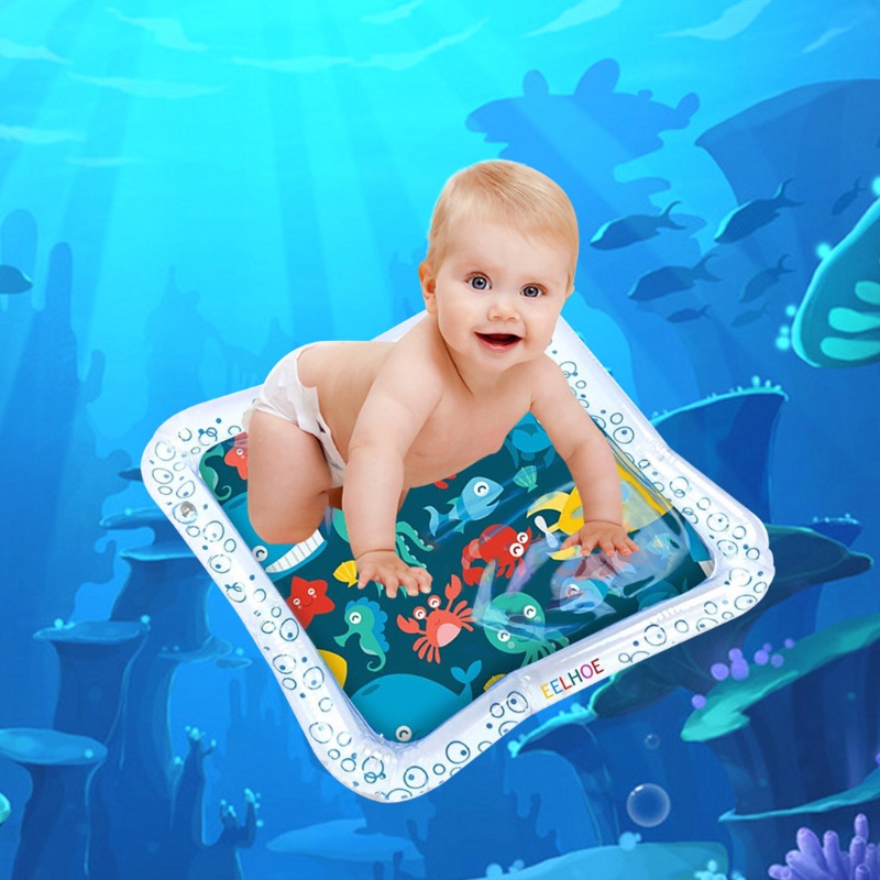 Mary 1Set Kartun Inflatable Baby Activity Center Bermain Matras Air Kolam Mainan Outdoor