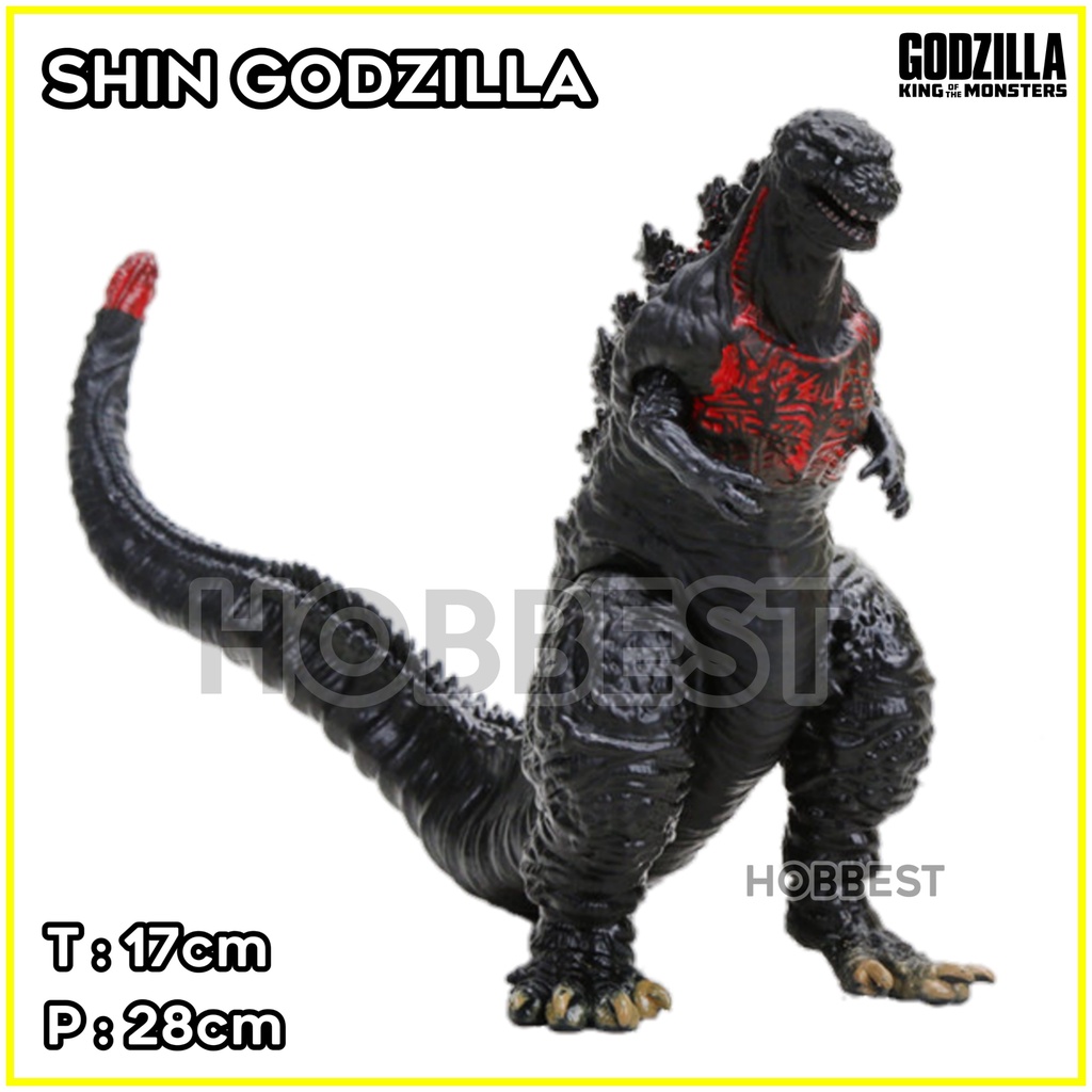 SHIN GODZILLA - Action Figure Miniatur Pajangan Mainan Topper Kaiju Monster Godzila Sin Gozila Gojil