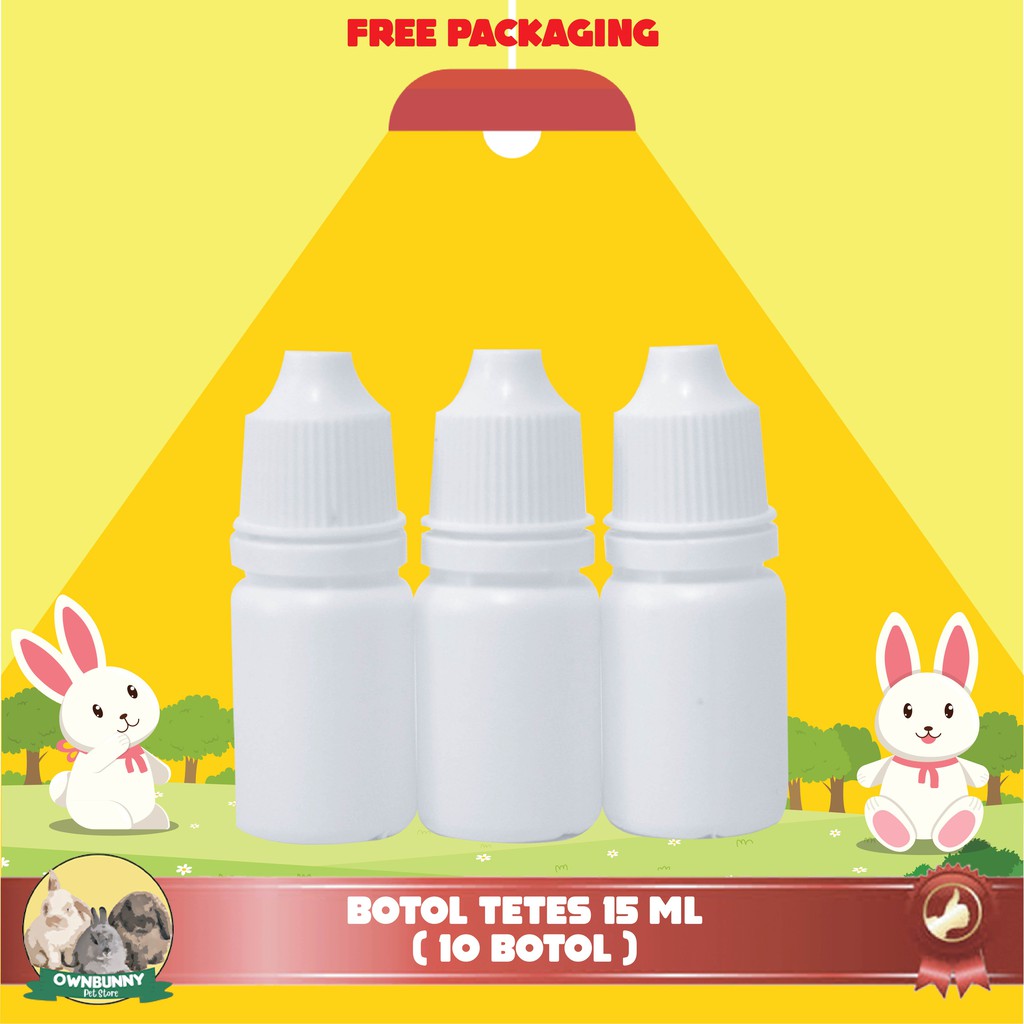 BOTOL TETES 15 ML (10 PCS)