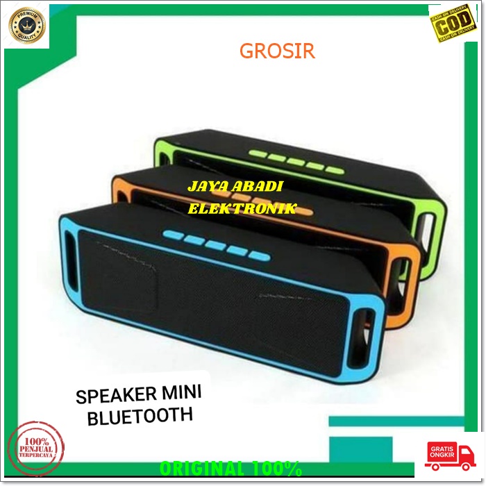 J243 ORIGINAL SPEAKER MINI PORTABLE BLUETOOTH SPK FM RADIO MUSIK AUDIO PENGERAS SUARA SOUND SISTEM USB MP3 SYSTEM CHARGER CASAN POWER SUARA JERNIH DAN NGEBASS cas baterai mic call HIFI quality TF Card power mini battrey smart microphone for hangsfree hand