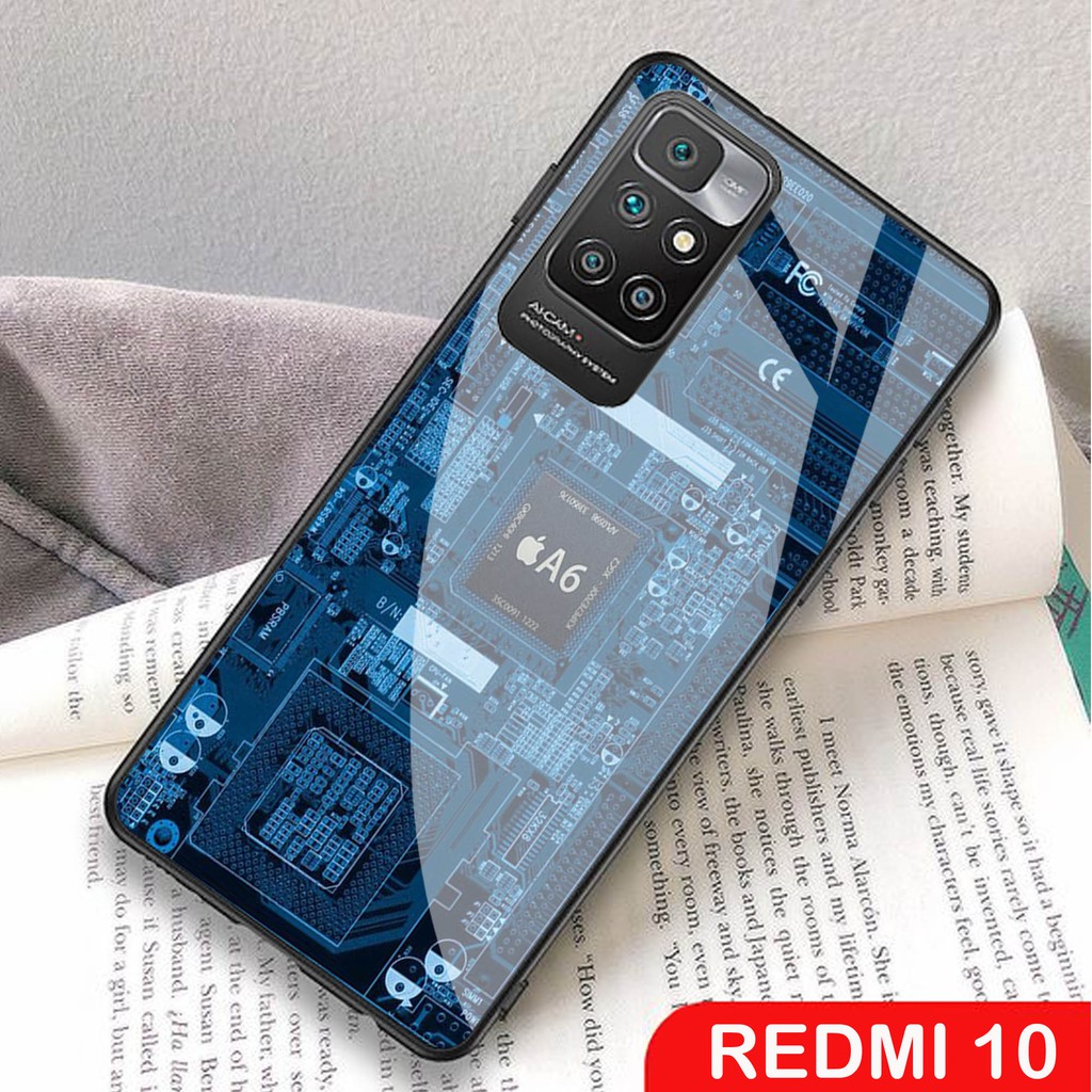 [H07] Softcase Kaca Xiaomi Redmi 10 ,CASE REDMI 10, SOFTCASE GLESS REDMI 10, CASE KEREN REDMI 10