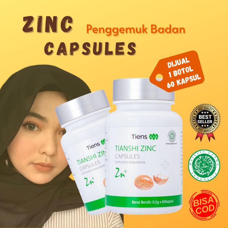 [COD] Zinc Tiens/Penggemuk badan Tiens/Zinc Penggemuk badan/Zinc Tiens Penambah berat badan