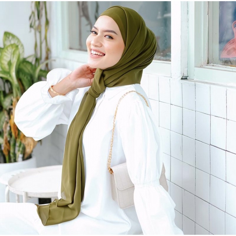PASHMINA CERUTY BABYDOLL / PASHMINA CERUTY PREMIUM-ZAITUN