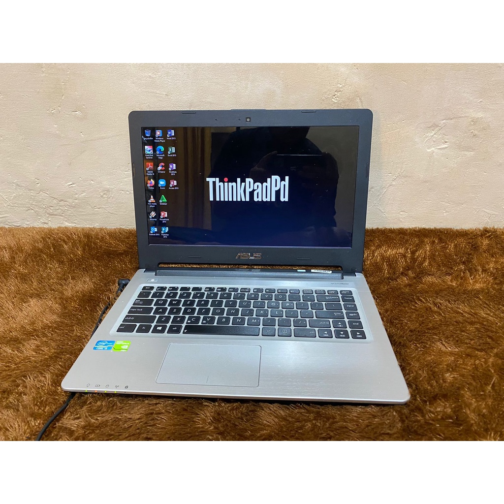 Laptop Gaming Desain Asus K46C Core i5 3317U Nvidia Slim Mulus