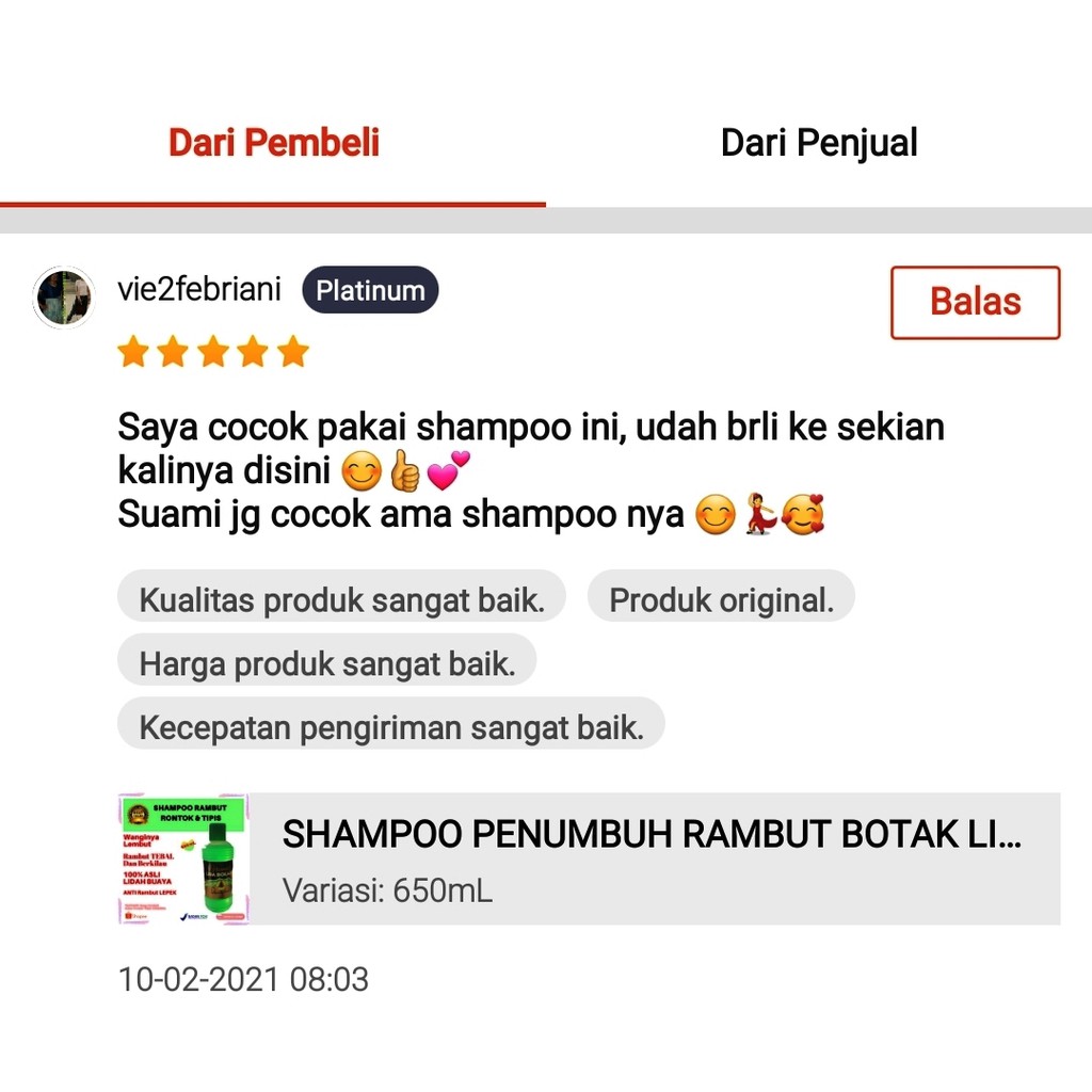 SHAMPOO PENUMBUH RAMBUT BOTAK LIDAH BUAYA SHAMPO PENYUBUR RAMBUT ANTI RONTOK DAN KETOMBE 650mL-3