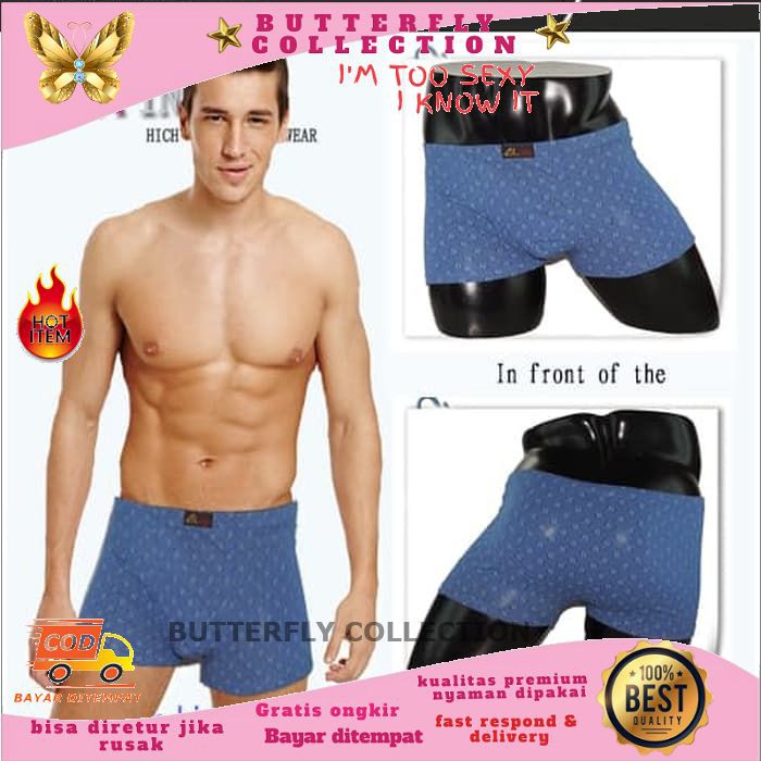 Celana Dalam pria boxer pria sexy panty underwear cowok panties  gstring BF108