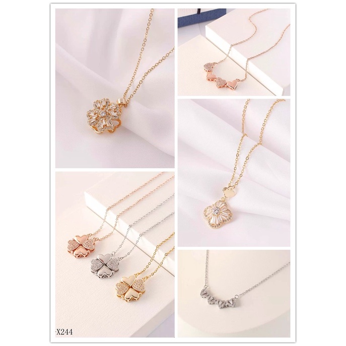 Kalung Titanium Mata Full Perhiasan Fashion 192,230,244