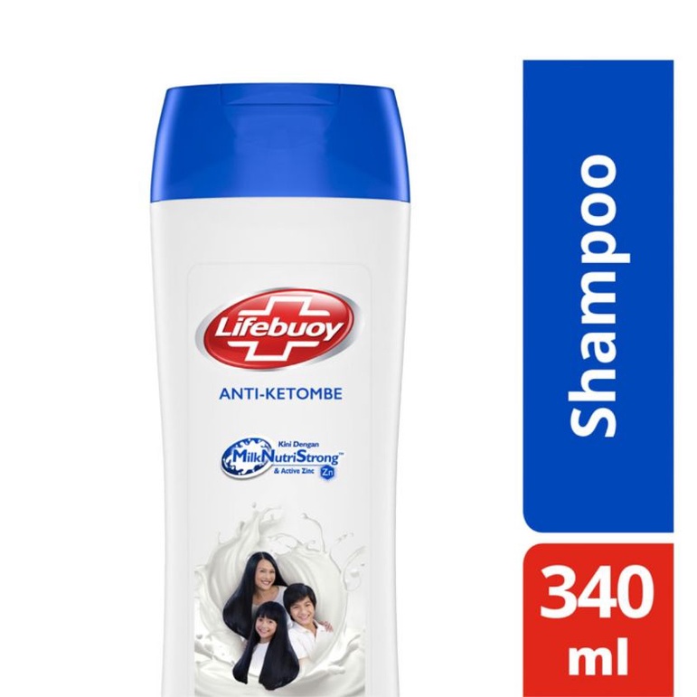 Lifebuoy Anti Dandruff Shampo Rambut Anti Ketombe Active Zinc 340ml