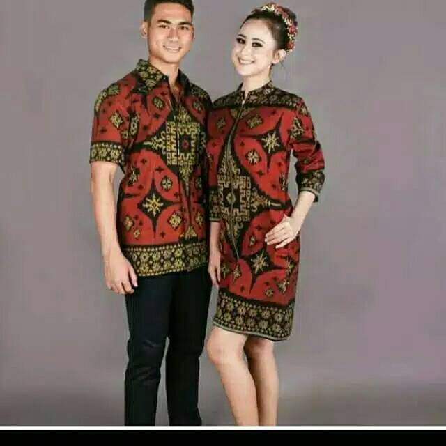 Baju Couple Tenun halusan Endek