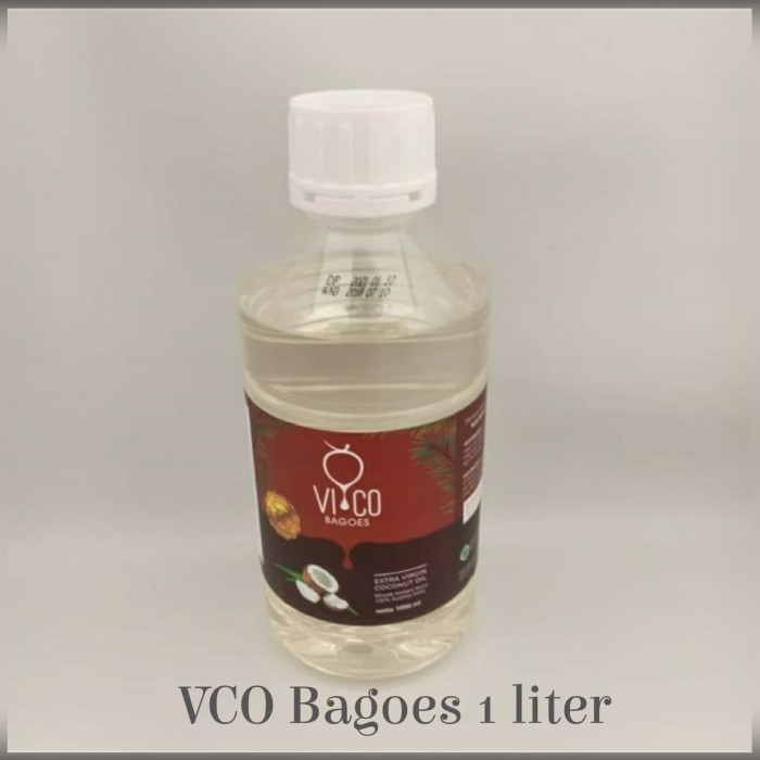 

v01vss Vco Bagoes (Virgin Coconut Oil 100% Murni) Vico 1000 Ml Fsfs201