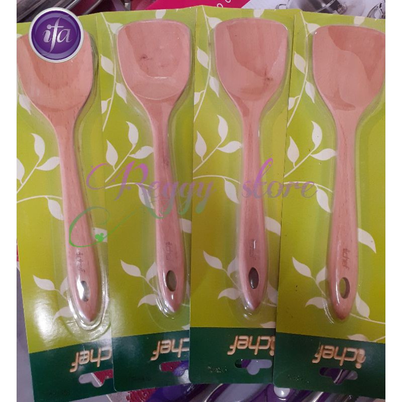 sutil ichef kayu /spatula kayu / sutil sodet bahan kayu ichef