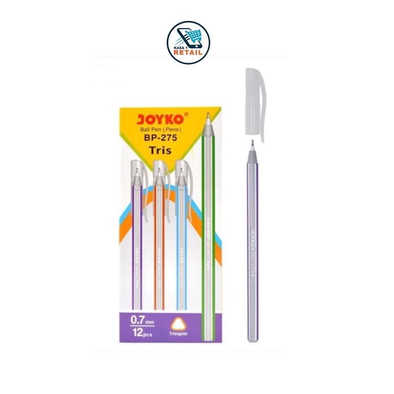 

4 PCS Bolpoint Murah / Pena / Pulpen Anak Sekolah Joyko BP 275
