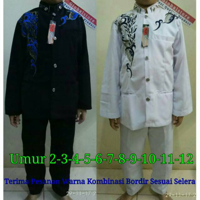 Setelan Jasko Jas Koko Polos Bordir dan Kombinasi Bordi Setelan Jasko Jas Koko Polos Bordir dan Kombinasi Bordi