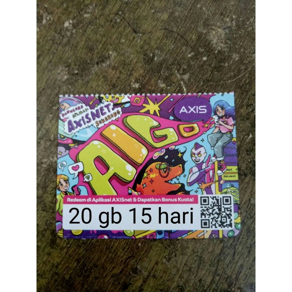 Voucher AXIS 30 GB 15 Hari