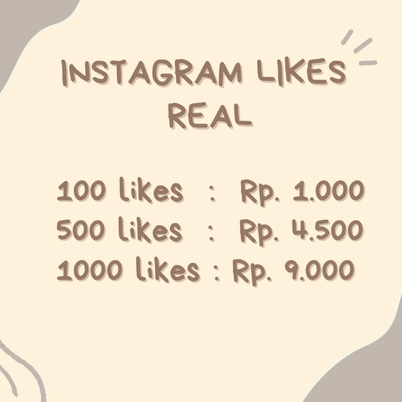 INSTAGRAM LIKES REAL