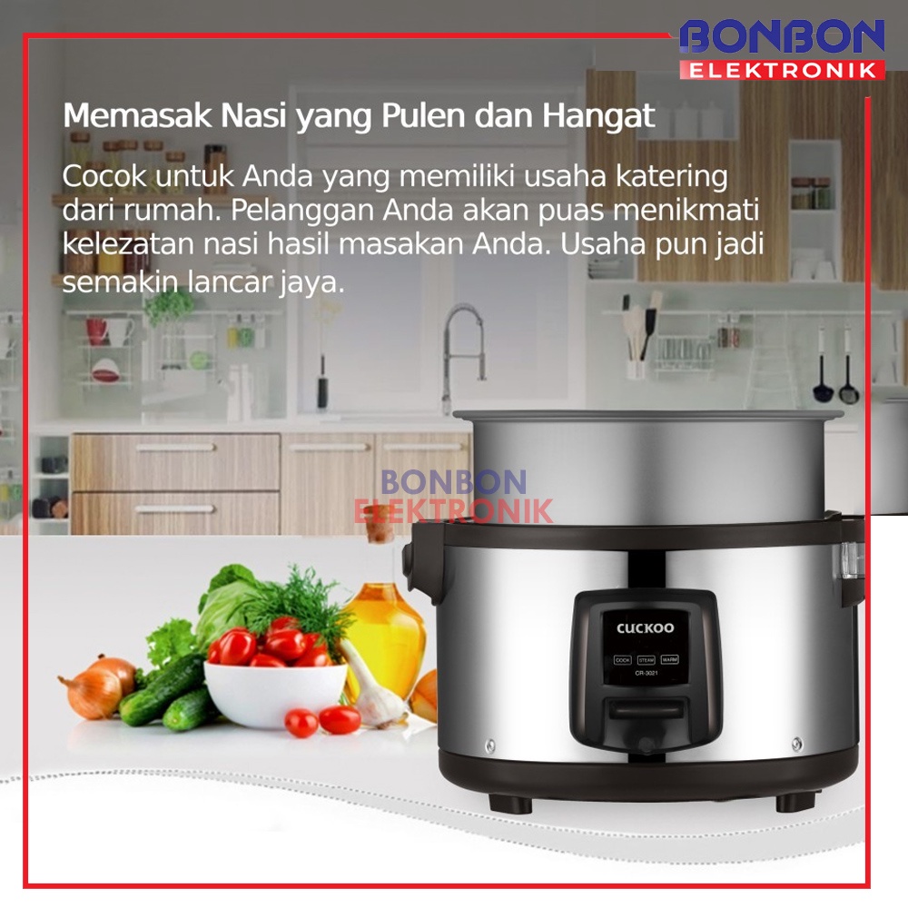 CUCKOO Commercial Mechanical Rice Cooker CR-3021 5L No.1 in Korea