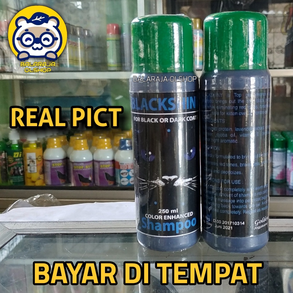 Sampo BLACK SHINY Cat Shampoo Kucing Bulu Hitam Coklat Gelap