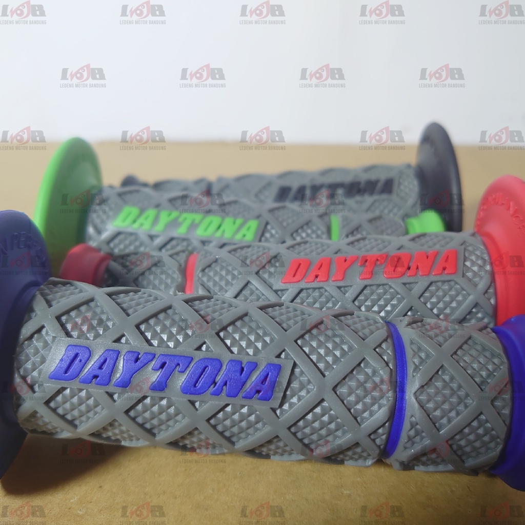 Daytona Handgrip Moto X Motor Universal Variasi Handfat Handle Karet Gas Racing Cross Dual Compound