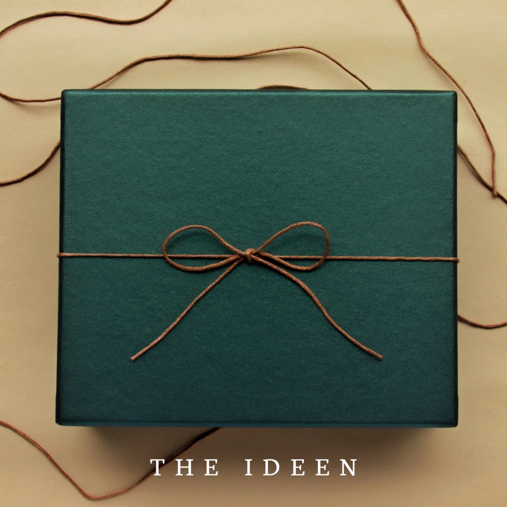 THE IDEEN - 015 | HARD BOX HAMPERS 19×15×6 | KOTAK KADO PARCEL HADIAH ULANG TAHUN AESTHETIC | PACKAGING SOUVENIR NATAL LEBARAN KOTAK HAMPERS BAYI CEWEK COWOK BRIDESMAID GROOMSMEN SERBAGUNA