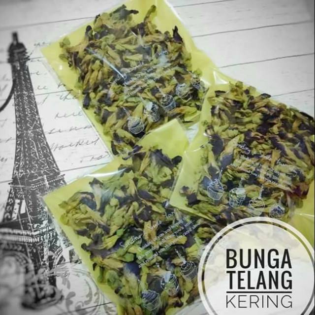 

Bunga telang kering organik