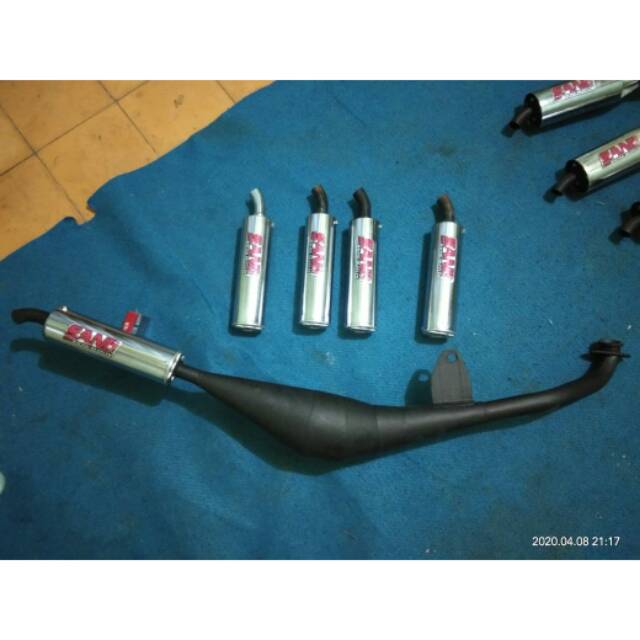 KNALPOT SANI PRO MODEL RACING WARNA DOFF PNP FIZ R & ALFA