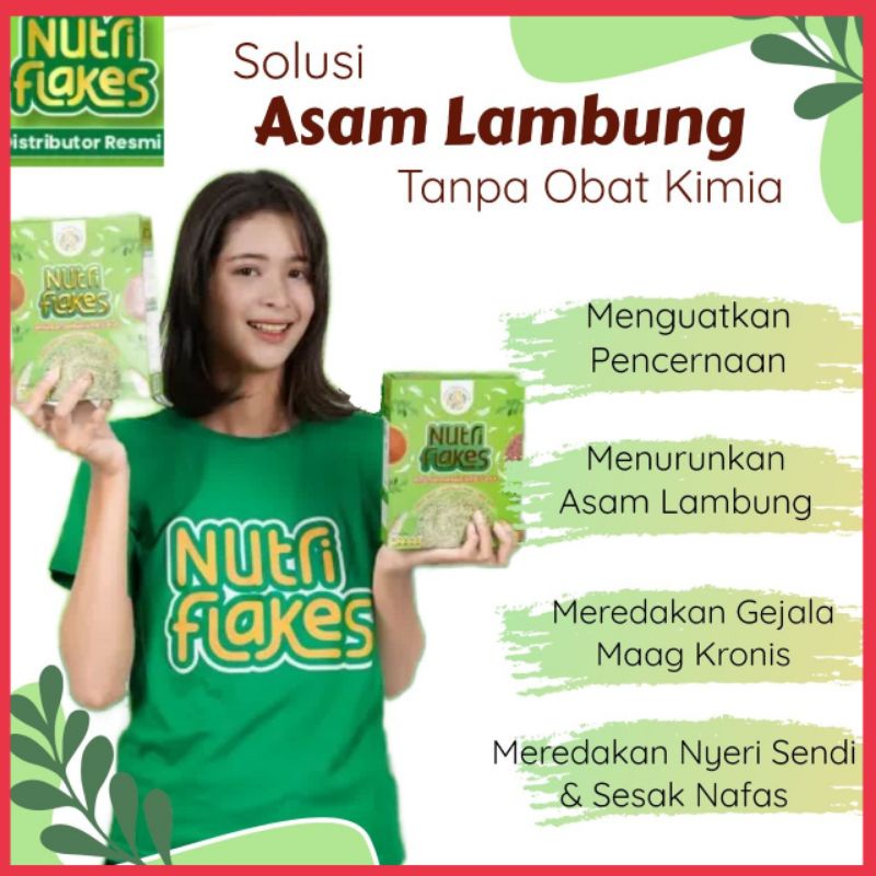 

Nutriflakes Sereal Umbi Garut Super Food Solusi Maag Asam Lambung