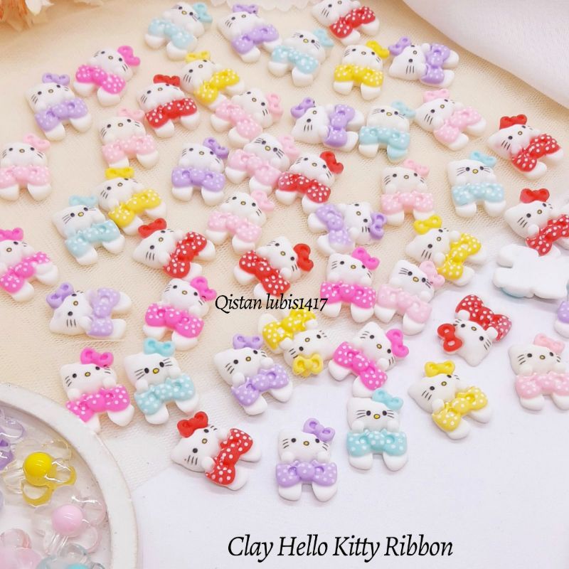 Clay Hello Kitty Ribbon