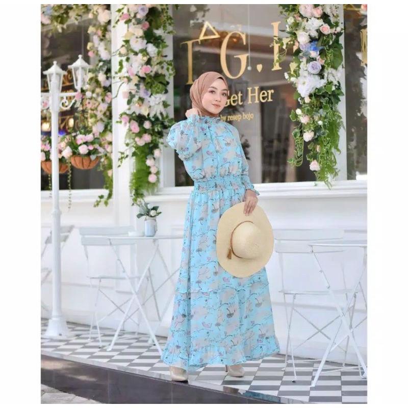 gamis wanita kekinian/gamis wanita import