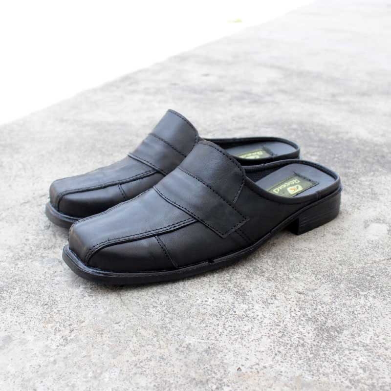 Sepatu Sandal Pria Kulit Asli - Sepatu Selop Pria Kulit - Sepatu Formal RC 001