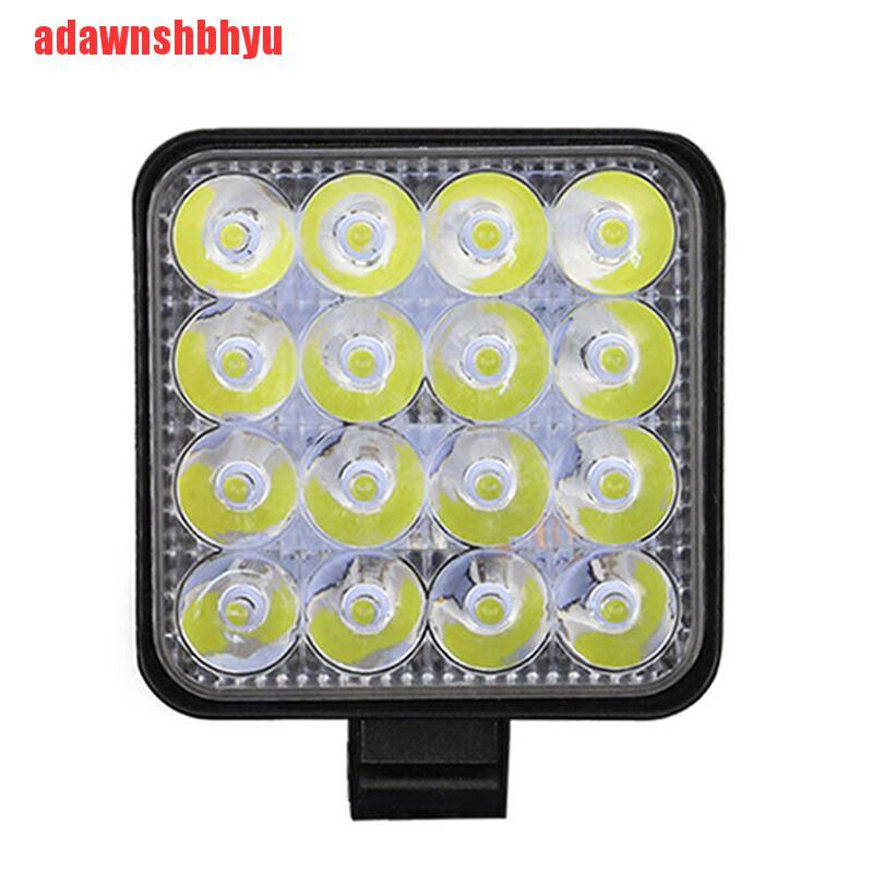 Lampu Sorot 16 Led 48w Anti Kabut Untuk Mobil/Atv/Off Road