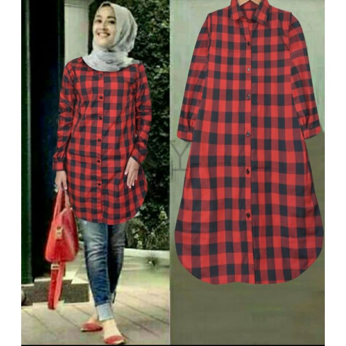 TUNIK CATUR / CATUR TUNIK / TUNIK KOTAK-KOTAK / TUNIK MOTIF KOTAK / TUNIK SQUARE / TUNIK WANITA / TU