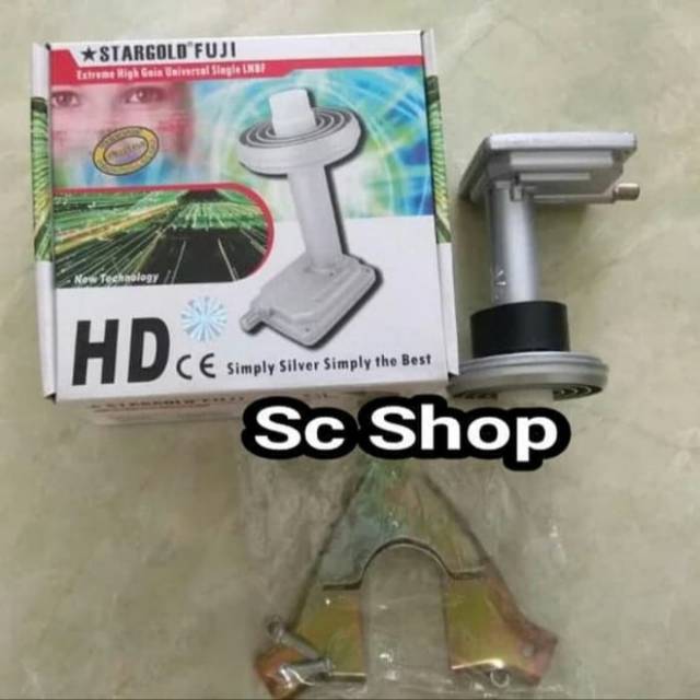 Lnb ku band Stargold SG 900 dengan Braket
