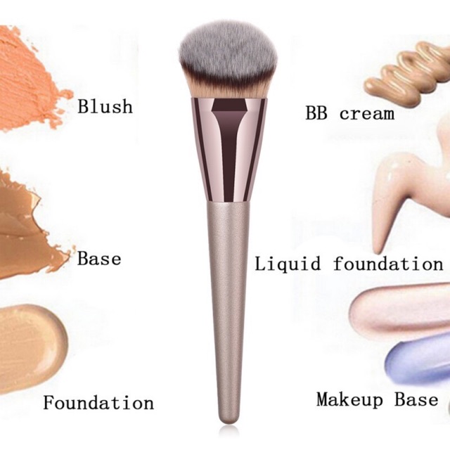 Powder/blush on/makeupbase/liquid foundation Brush/kuas dengan model Elegan-F1