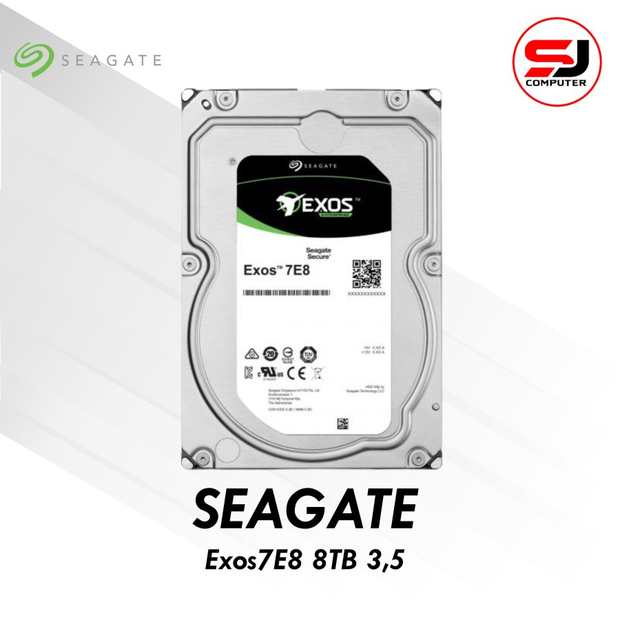 Seagate EXOS 7E8 HDD / Hardisk Enterprise 8TB SATA