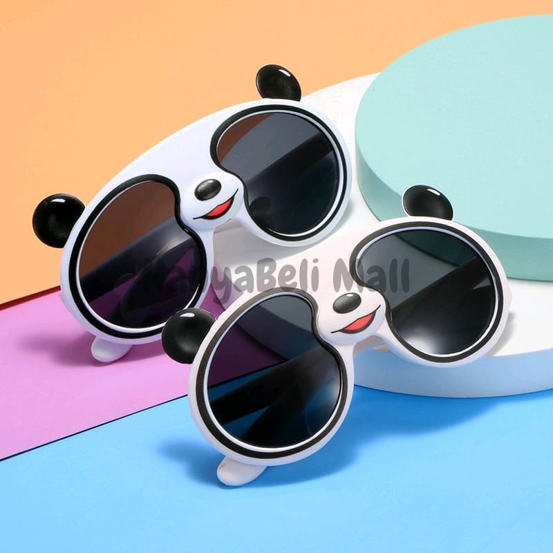 [HBM] Kacamata Hitam Anak Polarized Sunglasses Kids Bentuk Panda Anti Silau