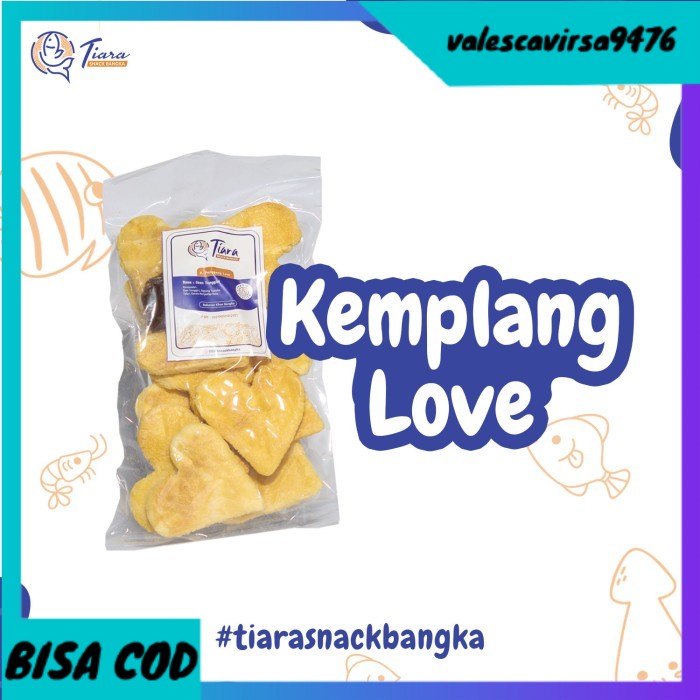 

⭐BISA COD⭐ Kemplang Panggang Love,Getas Panjang Ikan Tenggiri - Valentine Love