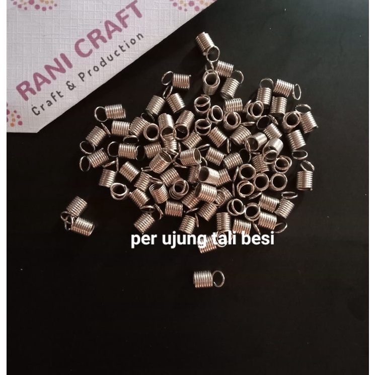 Per ujung tali besi ujung tali Per besi ujung tali bahan strap masker