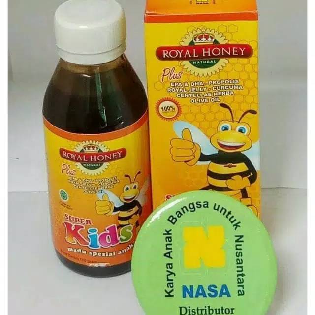 

Madu gemuk PENAMBAH NAFSU MAKAN NATURAL ROYAL HONEY SUPER KIDS