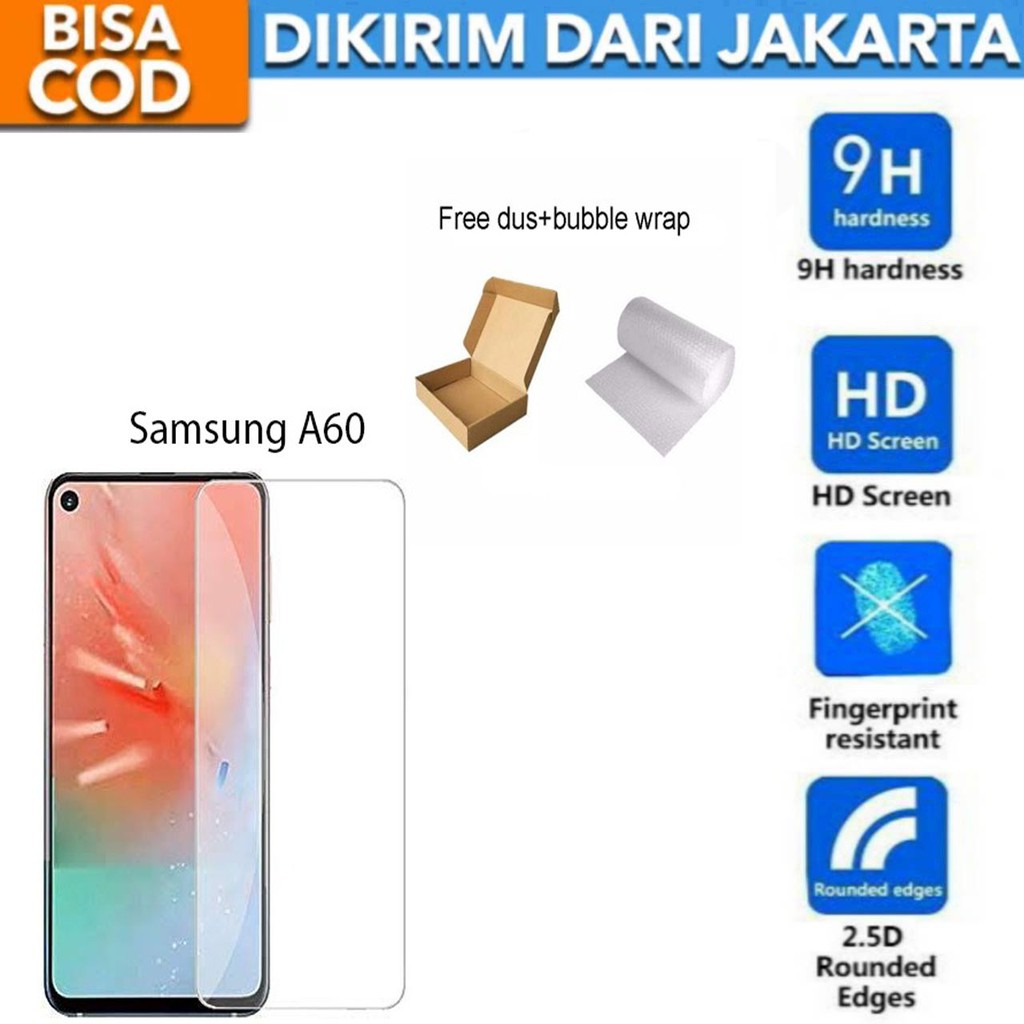 Samsung Galaxy A60 Tempered Glass Screen Protector Anti Gores